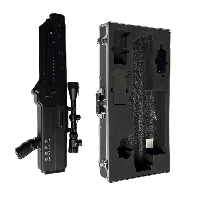  梨树手持便携式枪型低空防御反制四通道A型