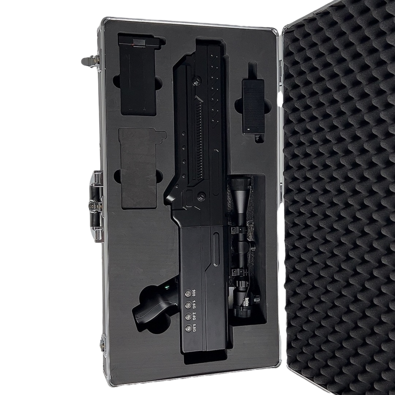  梨树手持便携式枪型低空防御反制四通道B型